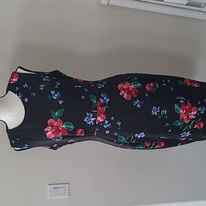 Calvin Klein black slimming dress